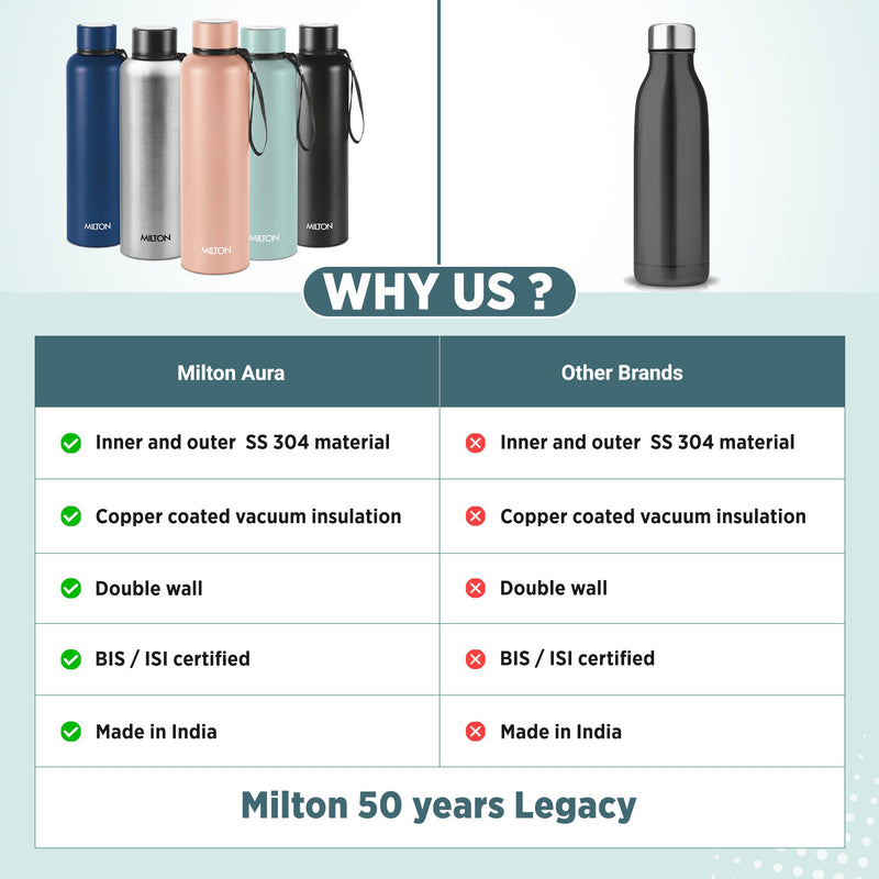 Aura Thermosteel Bottle (Milton)