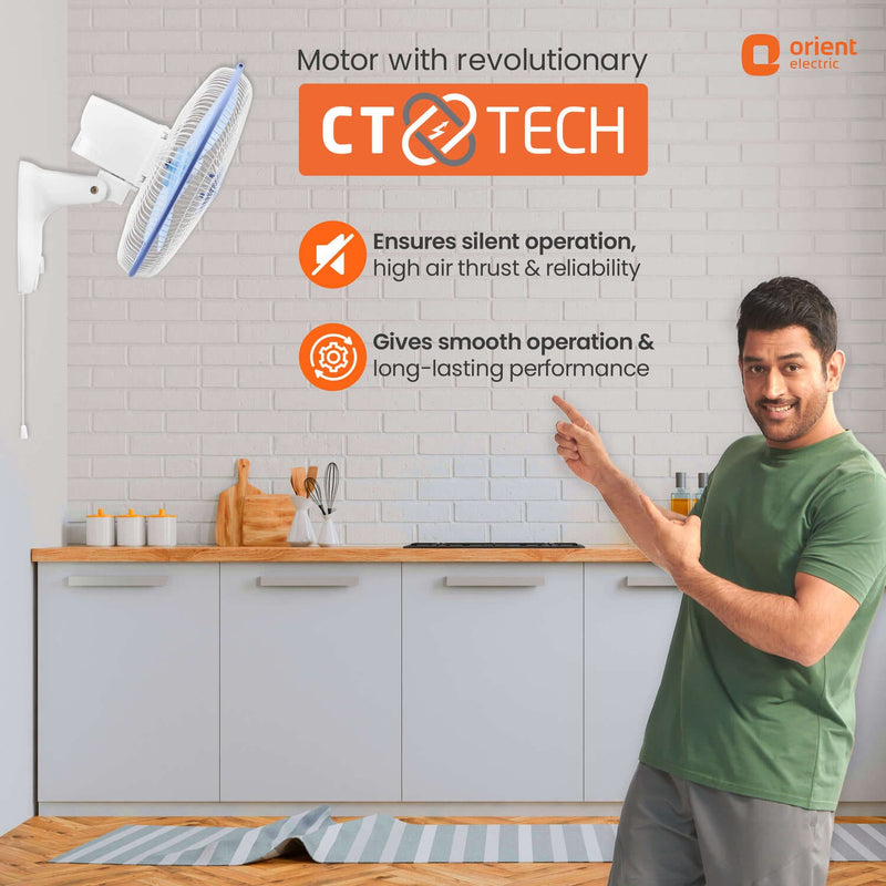 Wall 44 with CTX Technology Silent Wall Fan