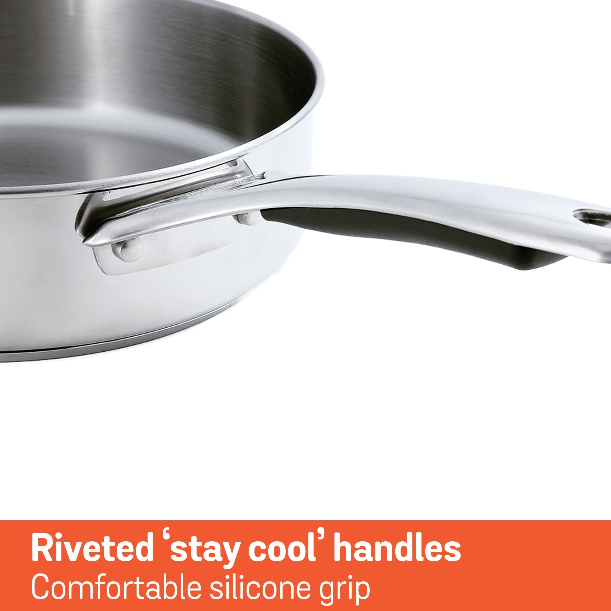 Meyer Select Stainless Steel Sauteuse 24cm (Induction & Gas Compatible)