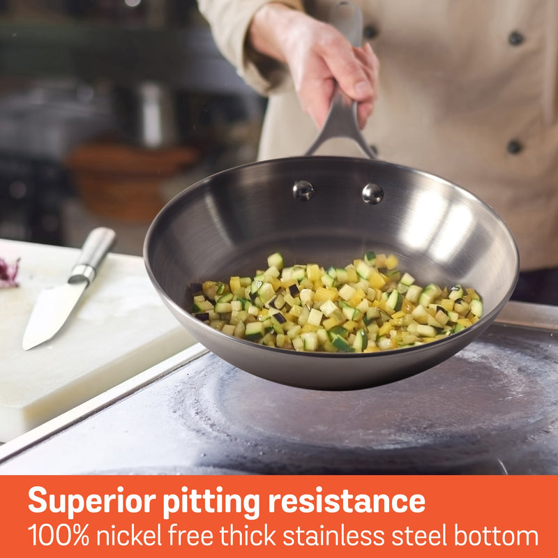 Meyer Select Stainless Steel Frypan 24cm (Induction & Gas Compatible)