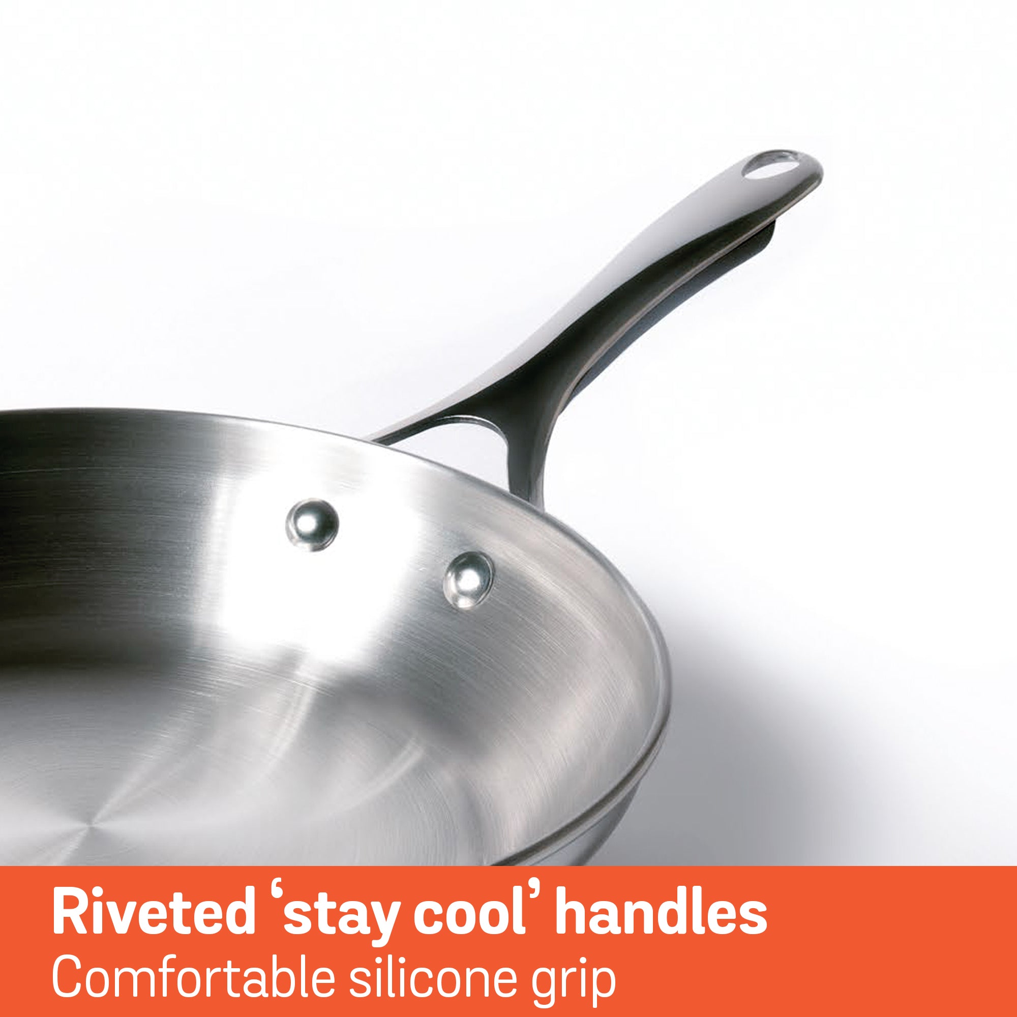 Meyer Select Stainless Steel Frypan 26cm (Induction & Gas Compatible)