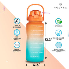 Motivational Water Bottle 3.8 L