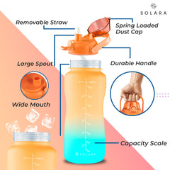 Motivational Water Bottle 3.8 L