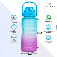 Motivational Water Bottle 3.8 L