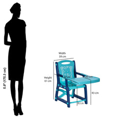 Nilkamal Octo Junior Plastic Kids Chair with Tray