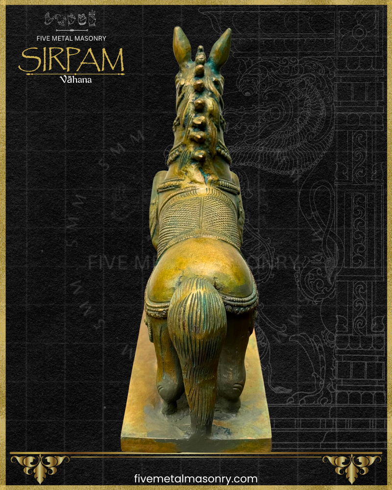 Asva:Horse Panchaloha Bronze Icon - 9" - Sirpam Collection