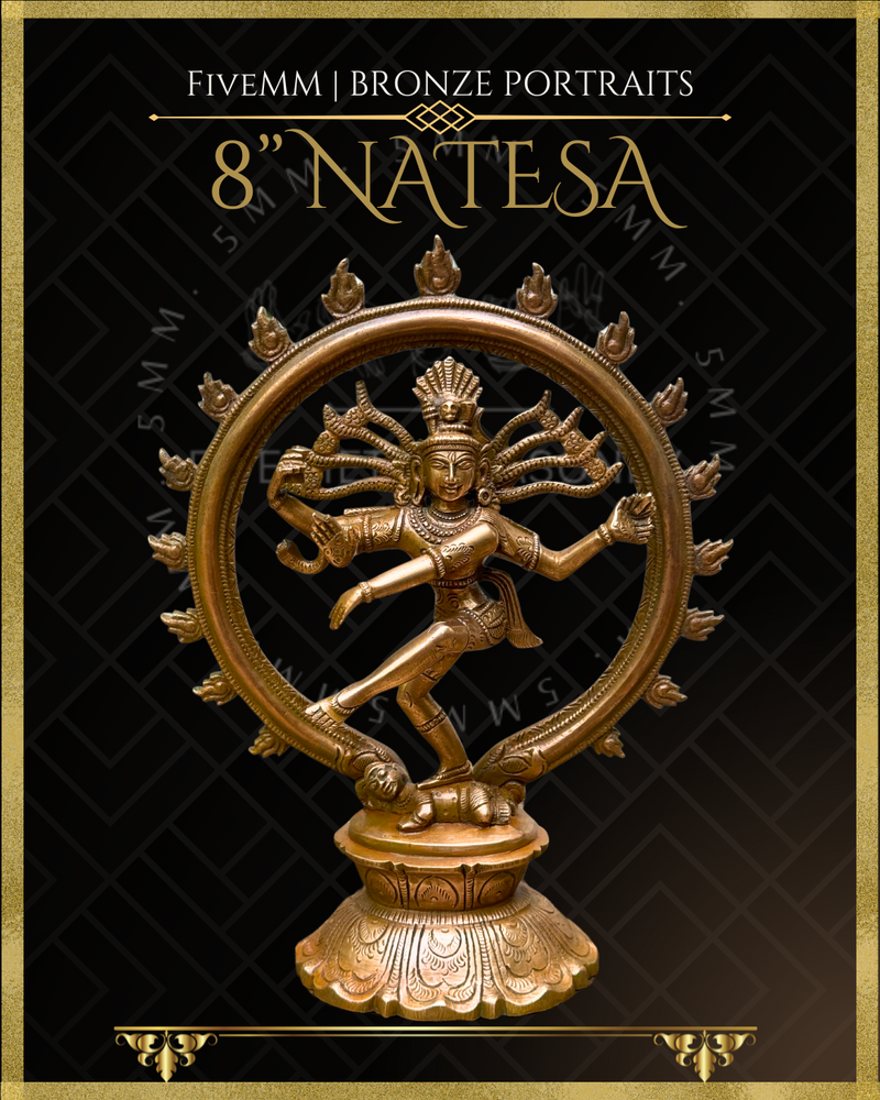 Nataraja Panchaloha Bronze Icon - 8"
