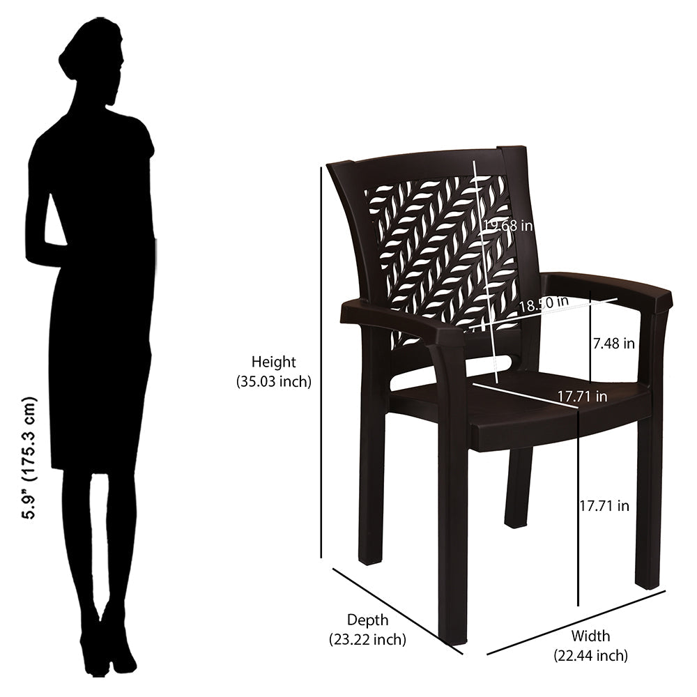 Nilkamal Tulip Plastic Arm Chair
