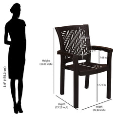 Nilkamal Tulip Plastic Arm Chair