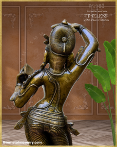 Darpana Sundari  Panchaloha Bronze Icon - 24"- Timeless Collection
