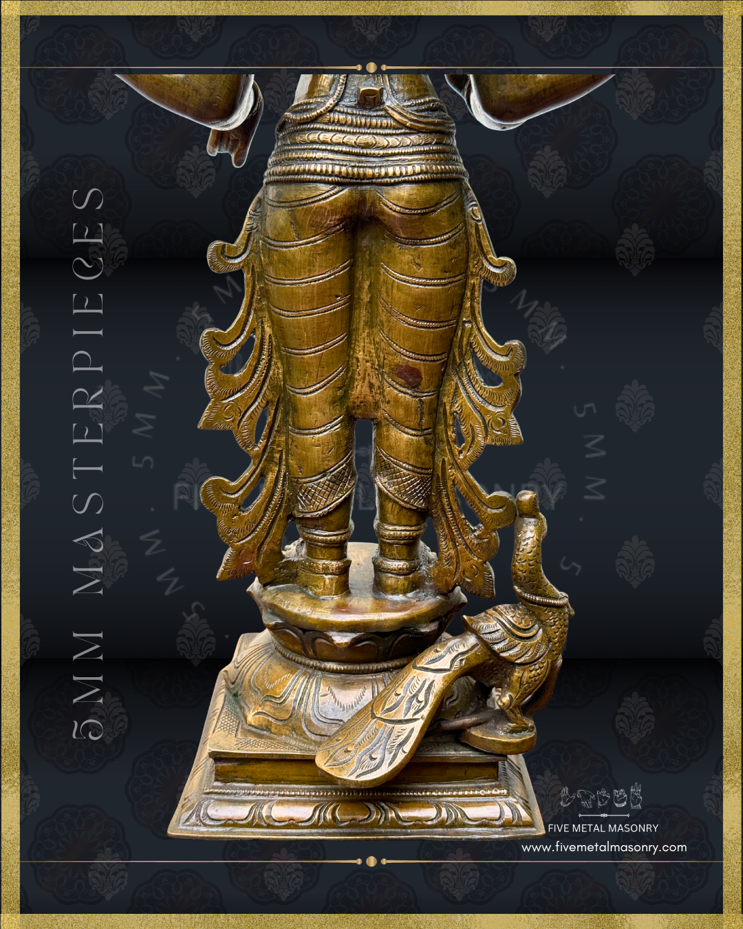 Murugan Panchaloha Bronze Icon - 18" - Masterpieces Collection