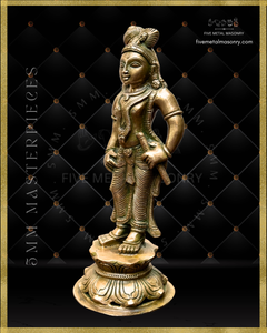 Krishna Panchaloha Bronze Icon - 8"-  Masterpieces Collection