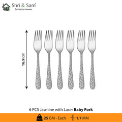 Stainless Steel Cutlery with Laser 1 Jasmine