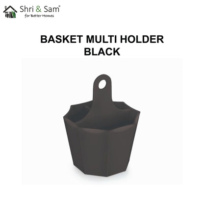 Multi Holder Black Basket