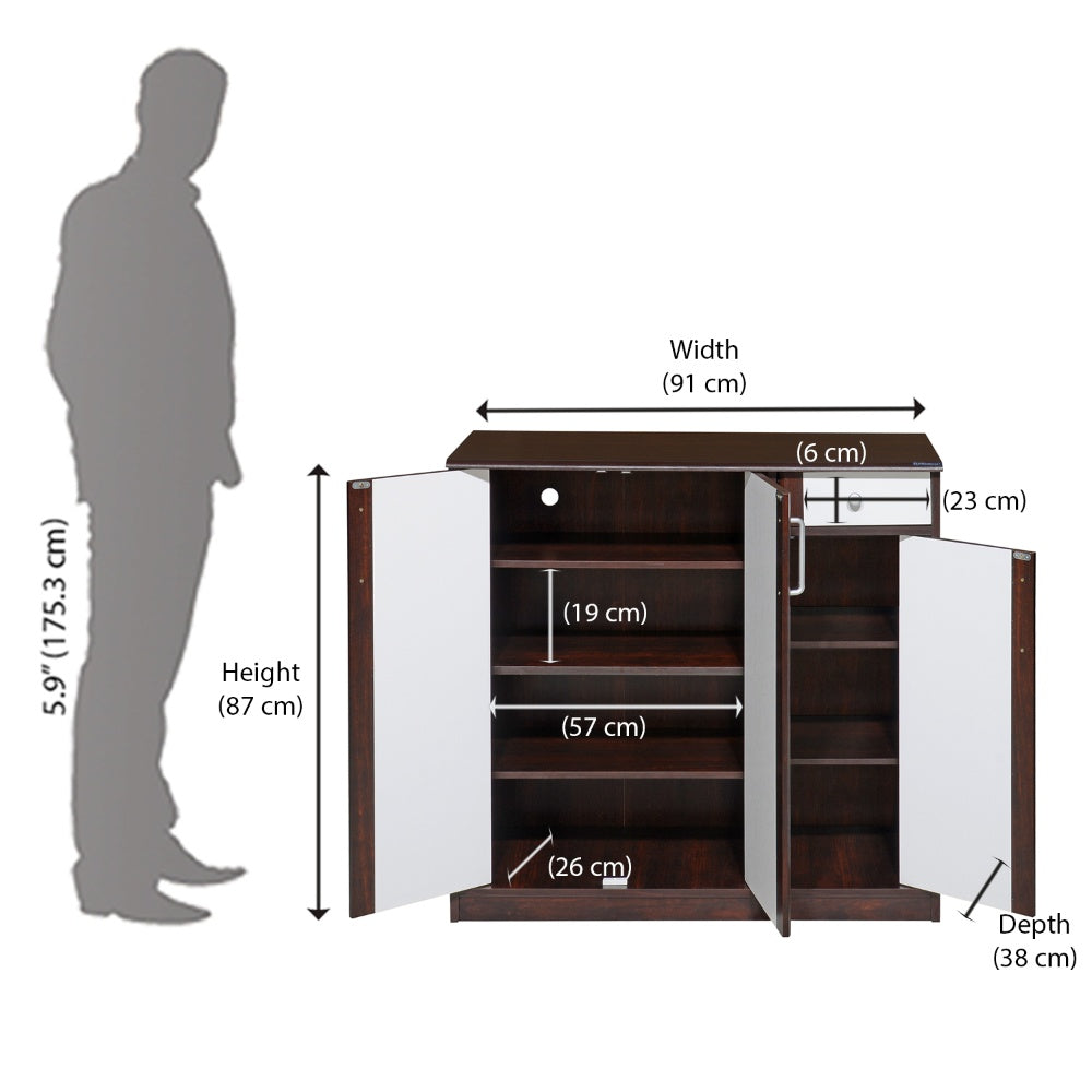 Nilkamal Baylor Shoe Cabinet