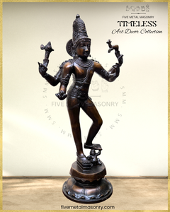 Tripurantaka Shiva Panchaloha Bronze Icon - 19" - Timeless Collection