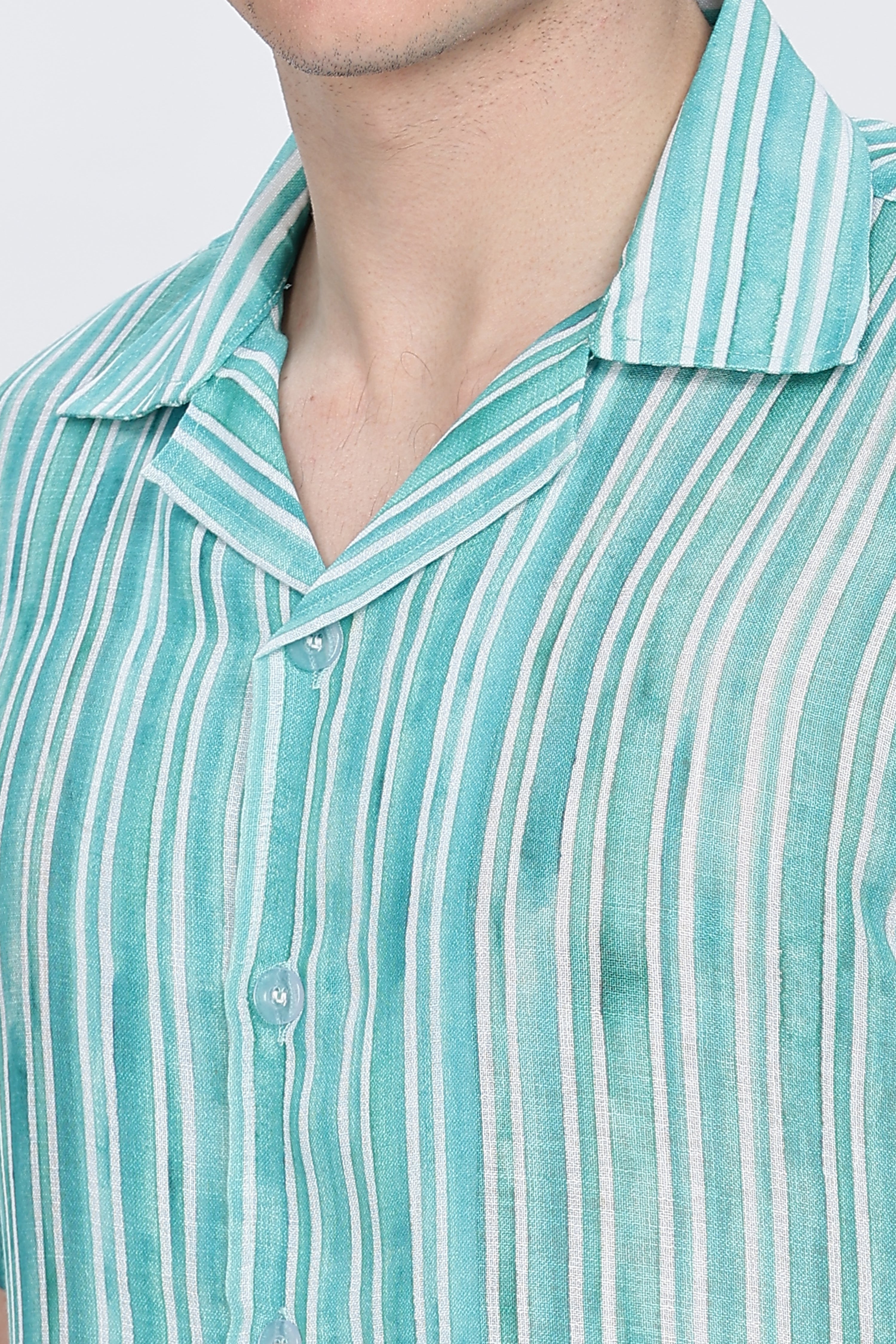 Regular Fit Printed Casual Shirt Retro Men
