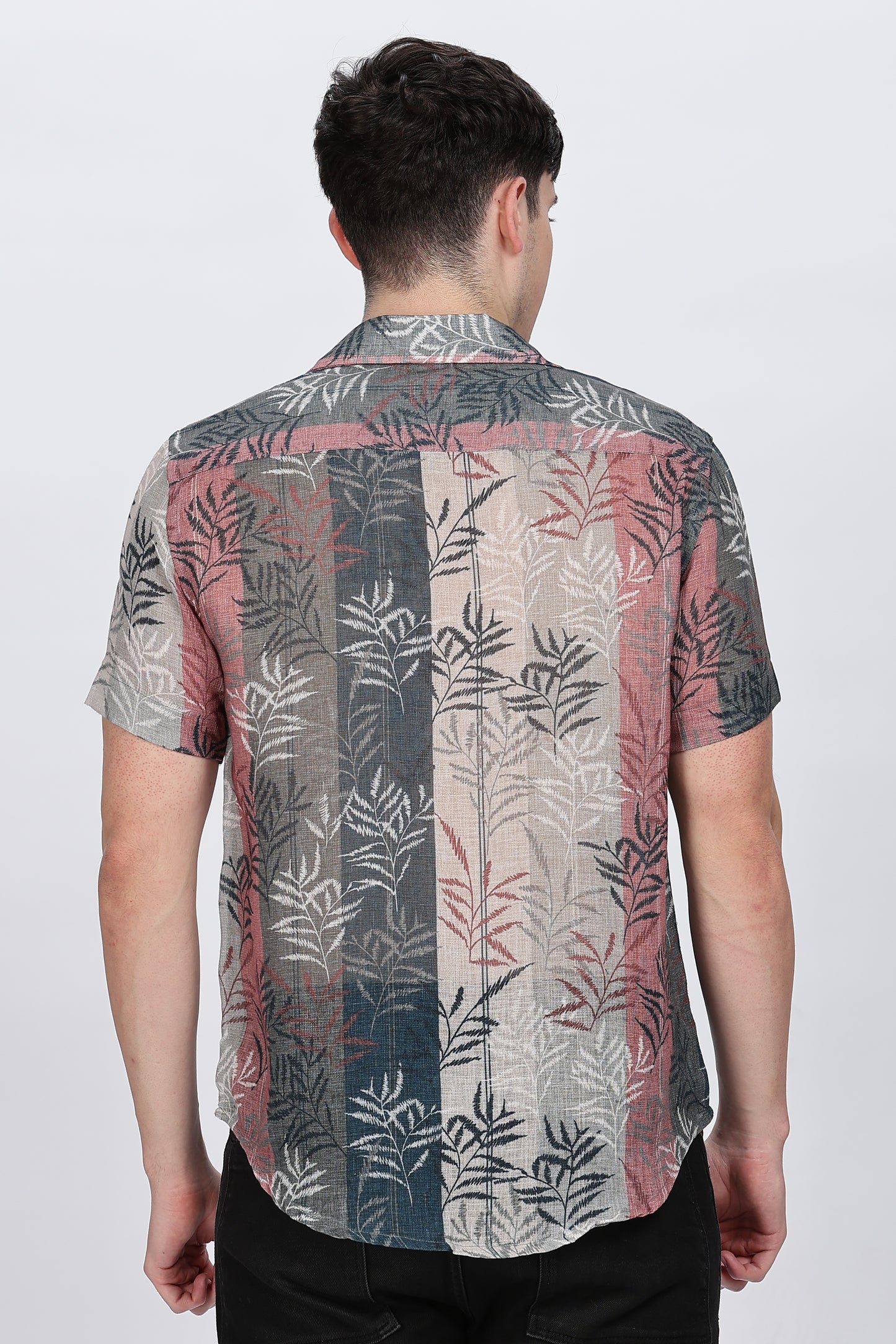 Relaxed Fit Linen Printed Shirt