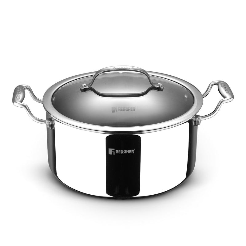 Bergner Hi-Tech Giro X Ceramic 20cm (3L) Casserole - Induction Bottom