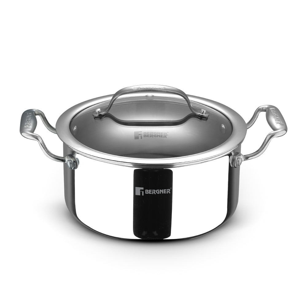 Bergner Hi-Tech Giro X Ceramic 24cm (5.4 L) Casserole - Induction Bottom