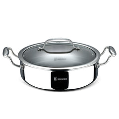 Bergner Hi-Tech Giro X Ceramic 28 cm (5.7 L) Serving Pan - Induction Bottom