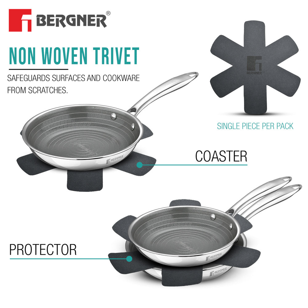 Bergner Hi-Tech Giro X Ceramic 16cm (1.6 L) Saucepan - Induction Bottom