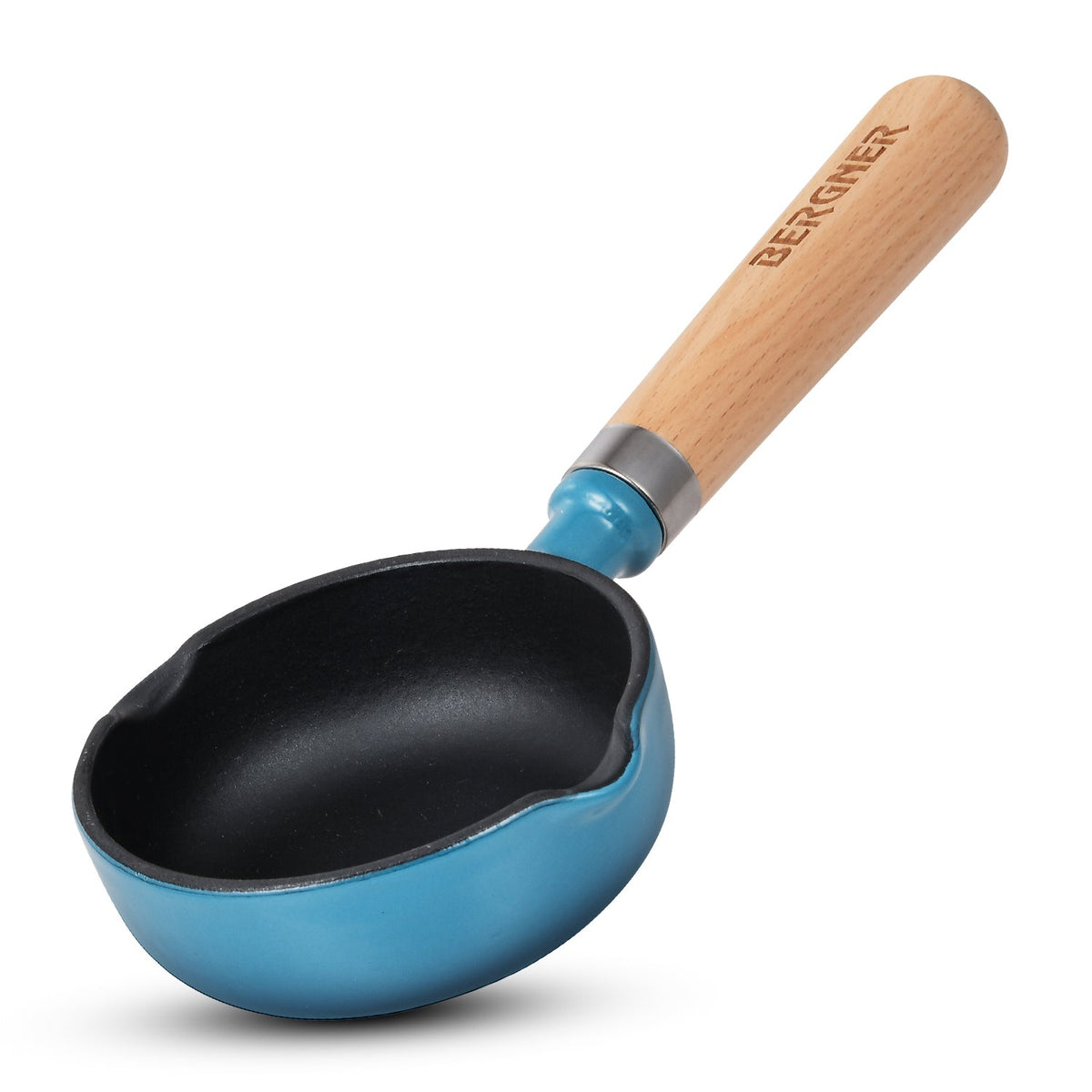 Bergner Excalibur Light Cast Iron 12cm / 200ml Tadkapan - Induction Bottom, Blue