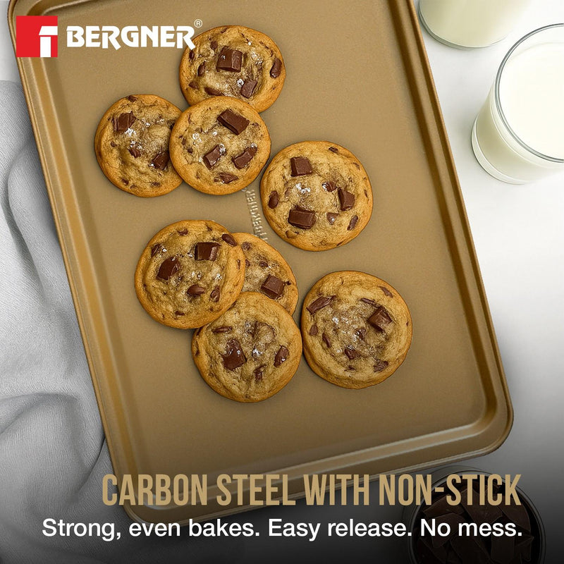 Bergner Cento Carbon Steel Rectangle Cookie Sheet 37x26cm