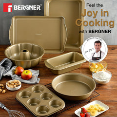 Bergner Cento Carbon Steel 3 Pcs Bakeware Set