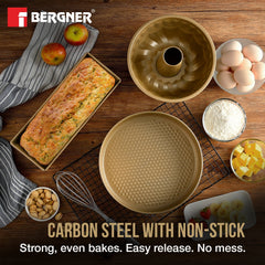 Bergner Cento Carbon Steel 3 Pcs Bakeware Set