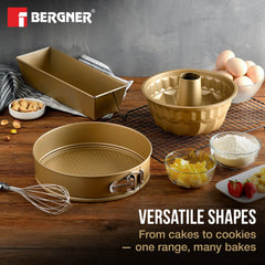 Bergner Cento Carbon Steel 3 Pcs Bakeware Set