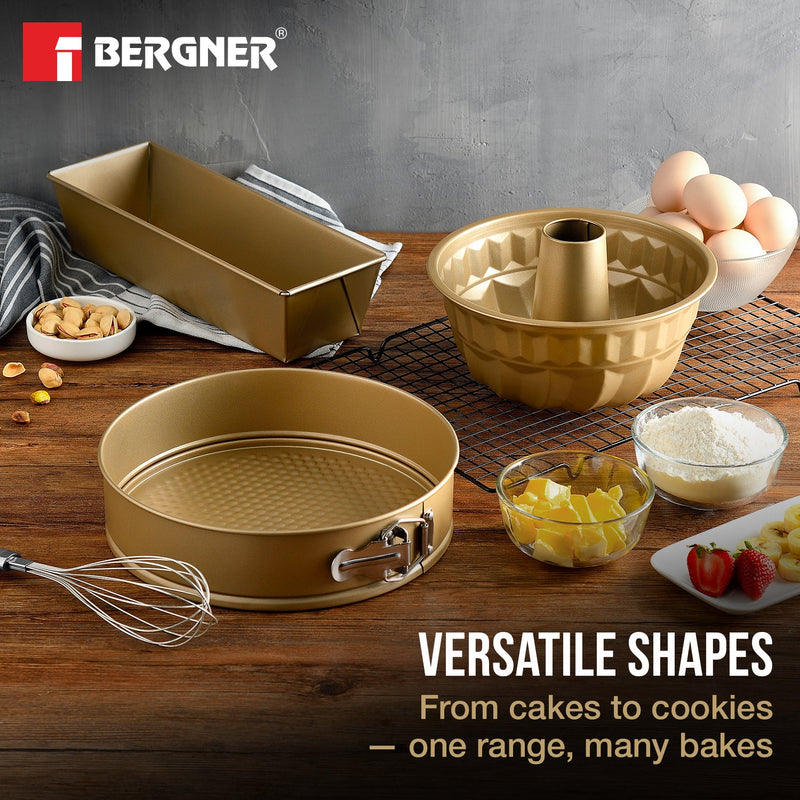 Bergner Cento Carbon Steel 3 Pcs Bakeware Set