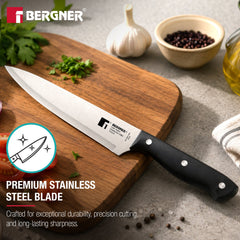 Bergner Essential Plus Stainless Steel Chef Knife 19.8cm