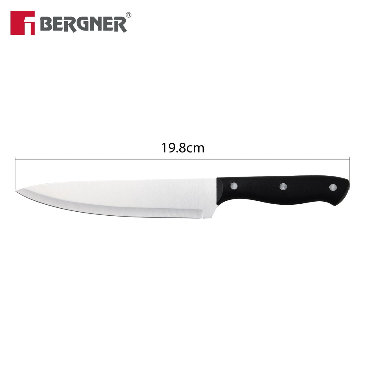 Bergner Essential Plus Stainless Steel Chef Knife 19.8cm
