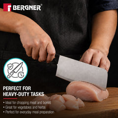 Bergner Essential Plus Stainless Steel Chopper Knife 17.5cm