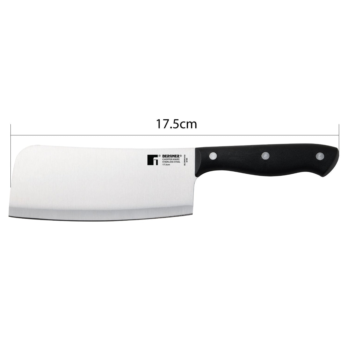 Bergner Essential Plus Stainless Steel Chopper Knife 17.5cm