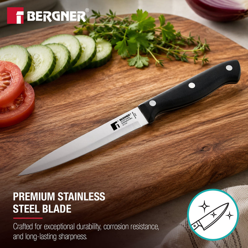 Bergner Essential Plus Stainless Steel Paring Knife 8.5cm
