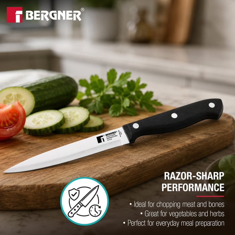 Bergner Essential Plus Stainless Steel Paring Knife 8.5cm