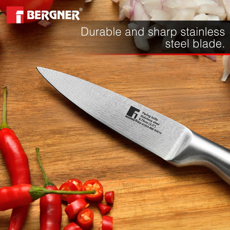 Bergner Argent Stainless Steel Paring Knife 8.75cm (3.5')