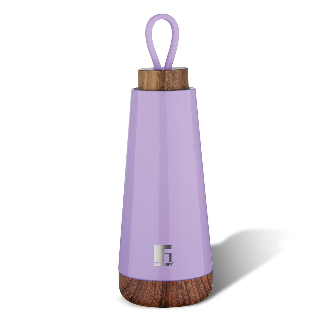 Bergner Walking Fairy Fountain Thermosteel Hot and Cold 500ml Flask - Purple