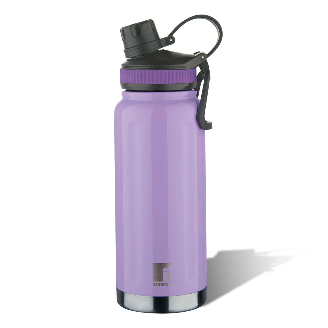 Bergner Walking AquaFit Thermosteel Hot and Cold 500ml Flask - Purple
