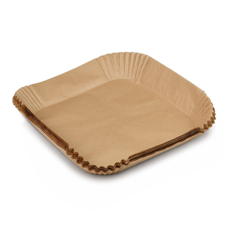 Bergner Essential Plus 100 Pcs Square Air Fryer Tray Parchment Paper