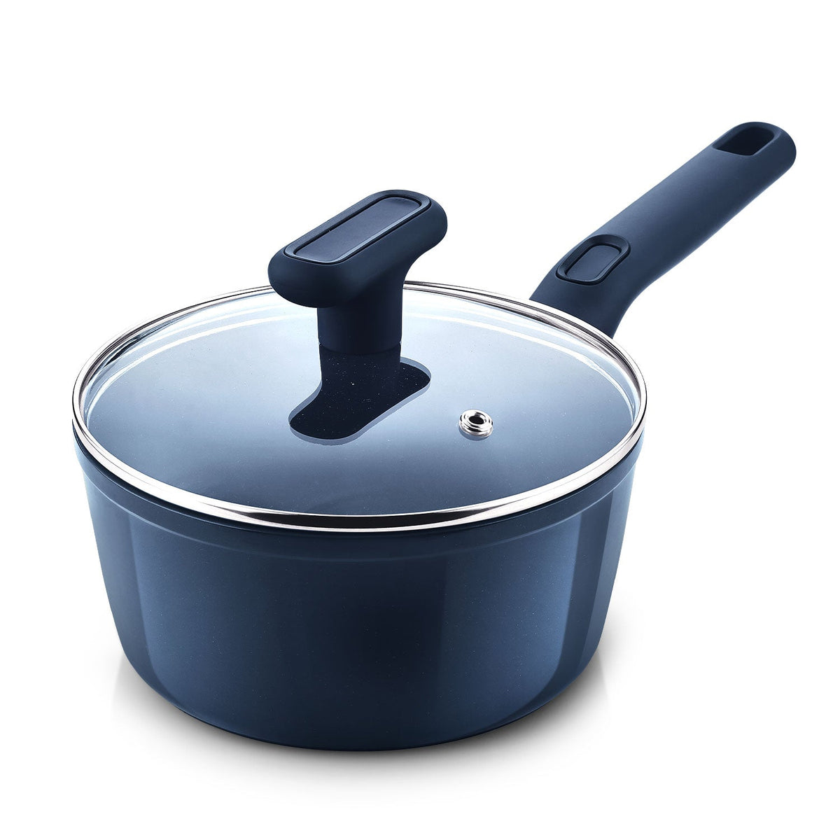 Bergner Jade Saucepan 18cm Forged Aluminium Cubic Handle
