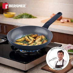 Bergner Jade 18cm Frypan / Omelette Pan, Ceramic Non-Stick Coating- Induction
