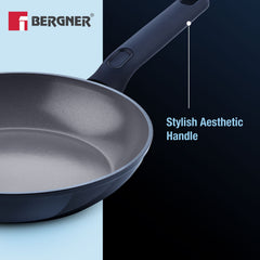 Bergner Jade 18cm Frypan / Omelette Pan, Ceramic Non-Stick Coating- Induction