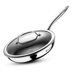 Bergner TriPly Hitech Giro 24cm Frypan with Glass Lid