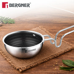 Bergner Hitech Giro Triply Stainless Steel Tadka Pan 12cm