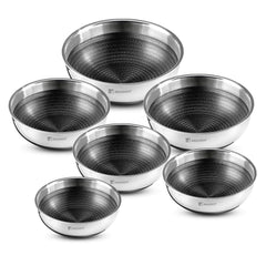 Bergner Hi-Tech Giro Triply Tasra Set of 3, Honeycomb Mesh Non-Stick Coating
