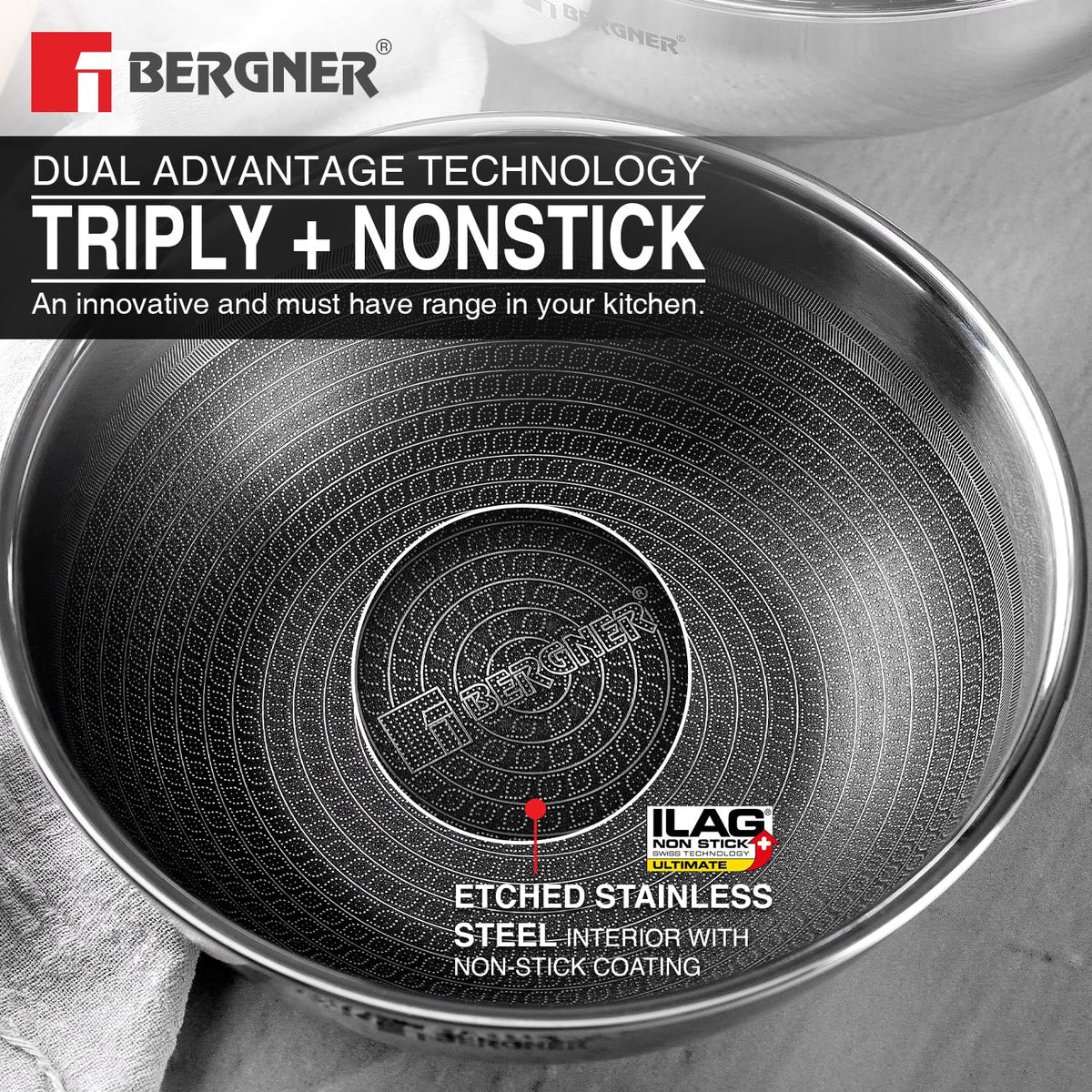 Bergner Hi-Tech Giro Triply Tasra Set of 6