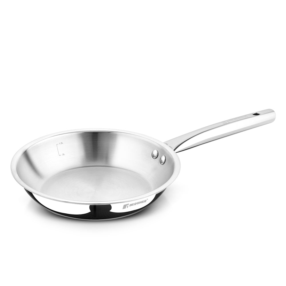 Bergner TriPro Tri-Ply Stainless Steel Frypan